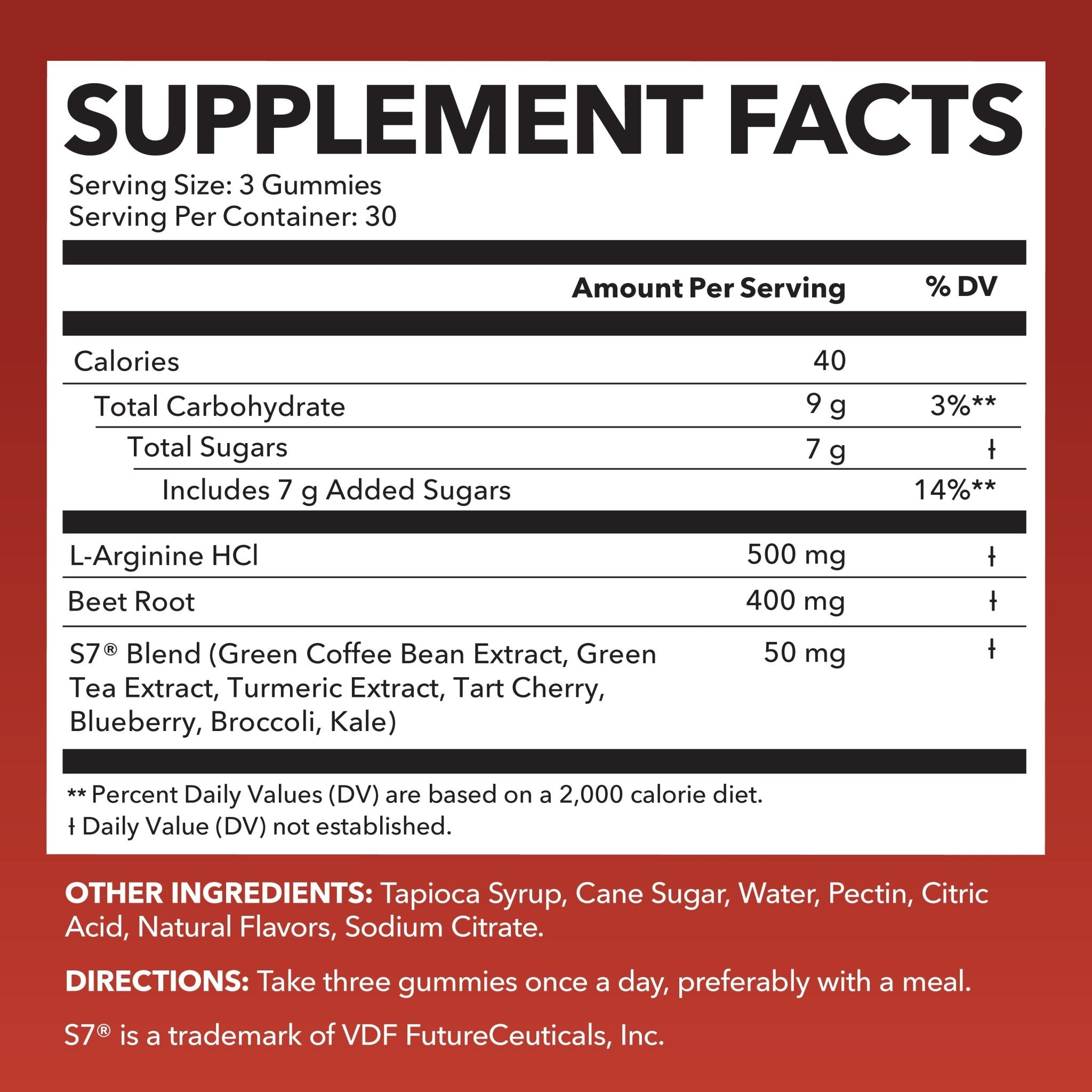 Nitric Oxide Gummies, 90ct - Havasu Nutrition