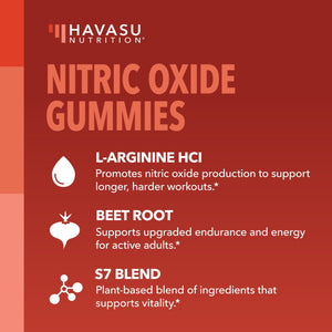 Nitric Oxide Gummies, 90ct - Havasu Nutrition