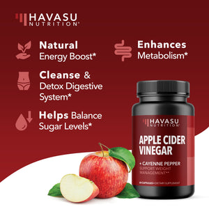 Apple Cider Vinegar Capsules - Havasu Nutrition