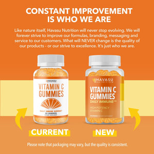 Vitamin C Gummies, Orange Flavor, 60ct - Havasu Nutrition