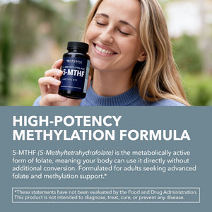5-MTHF (5-Methyltetrahydrofolate) Capsules, 60ct - Havasu Nutrition