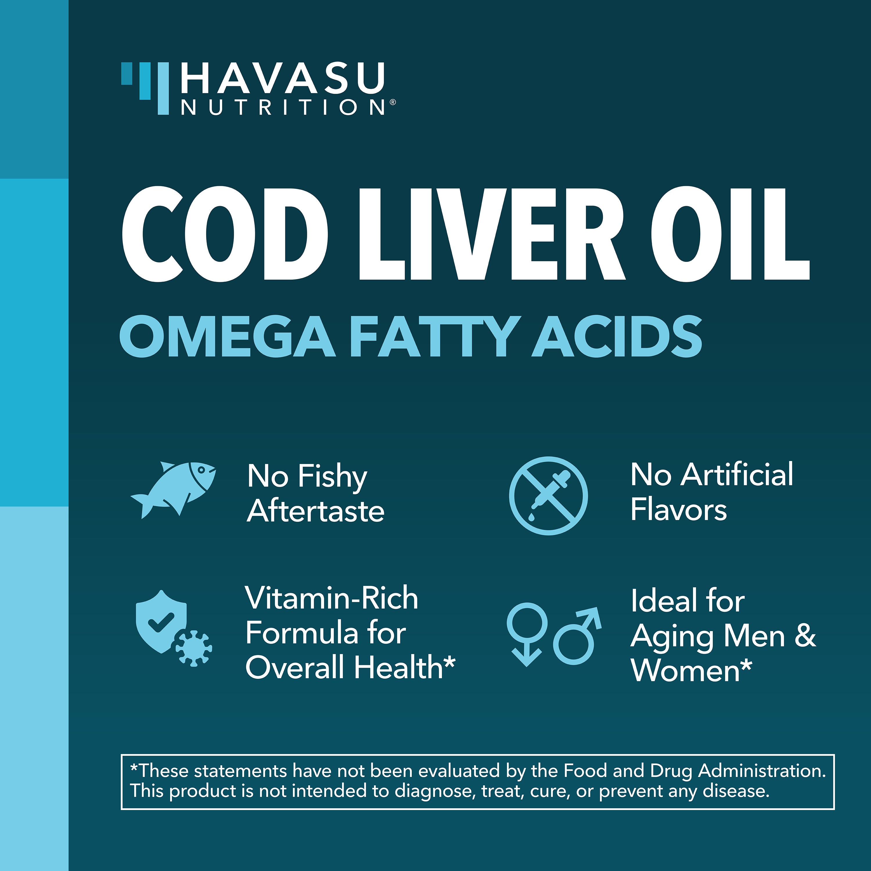 Cod Liver Oil Softgels, 180ct