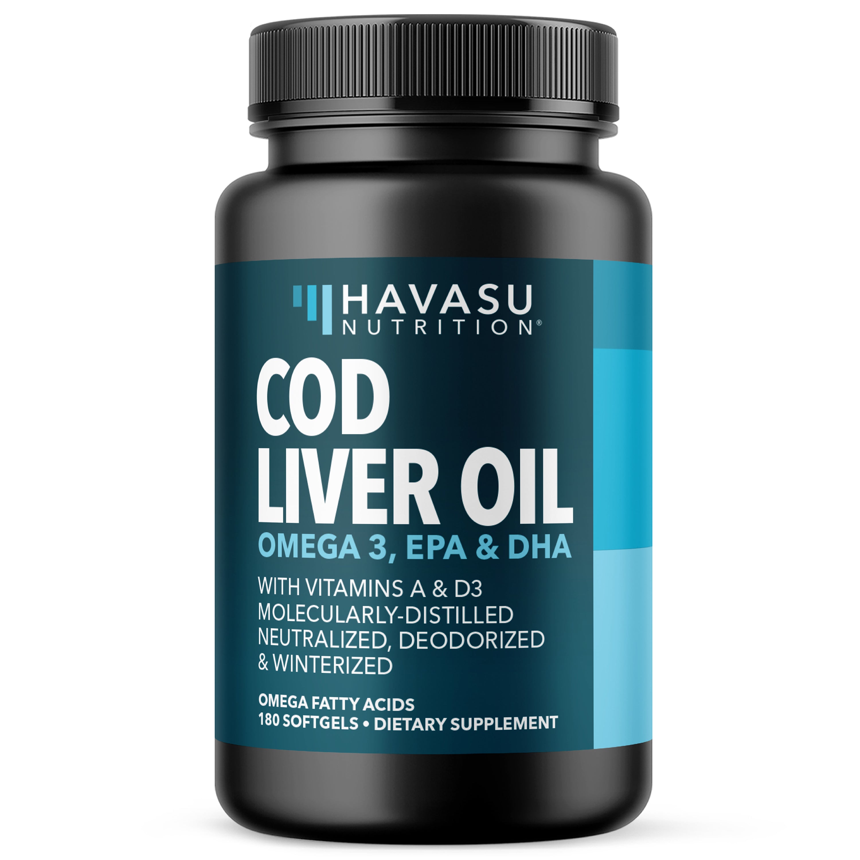 Cod Liver Oil Softgels, 180ct