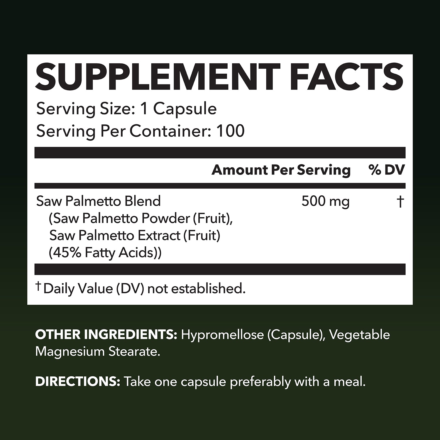 Saw Palmetto Capsules