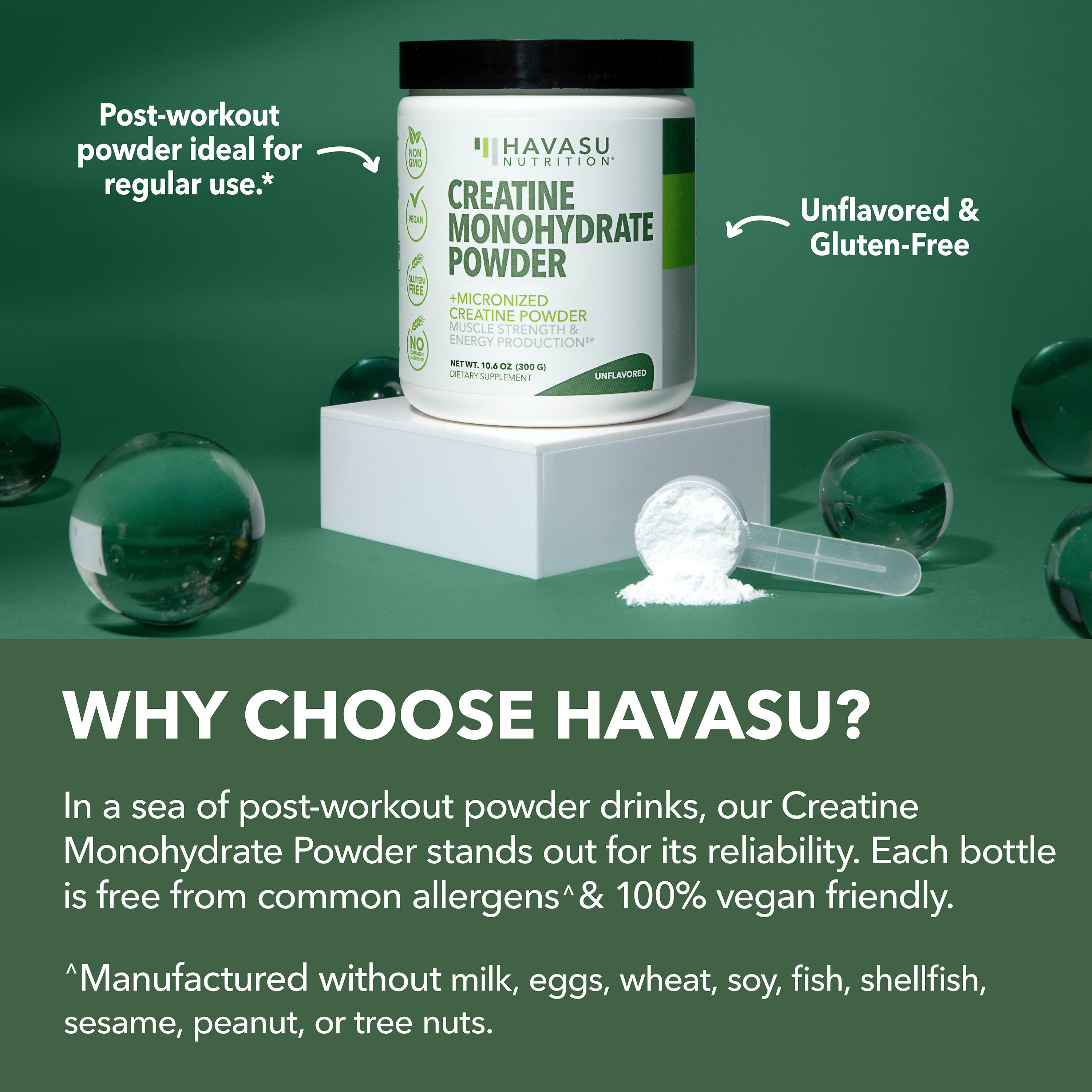 Creatine Powder, 5g / serving