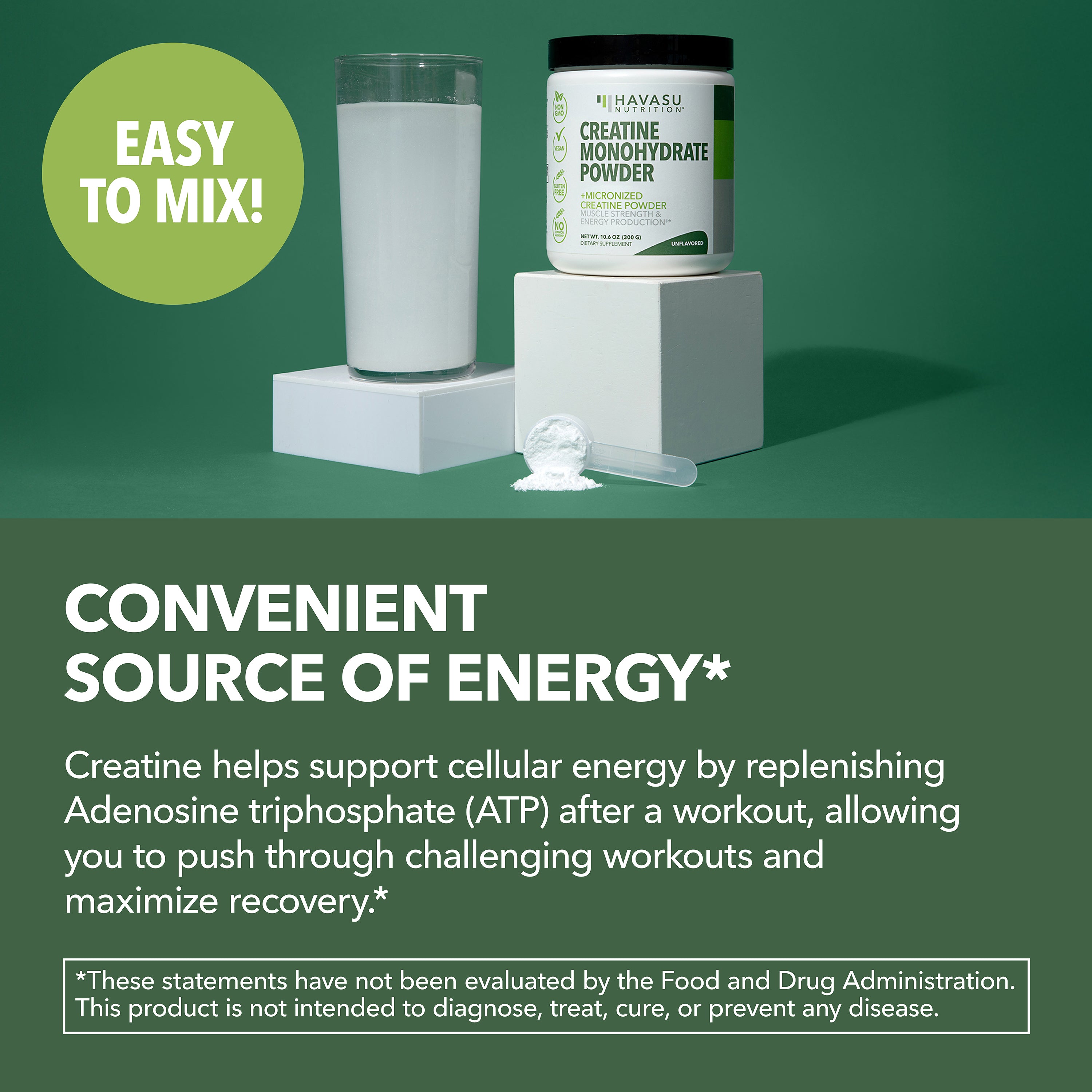 Creatine Powder, 5g / serving