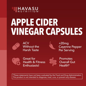 Apple Cider Vinegar Capsules - Havasu Nutrition