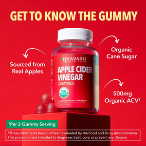 Apple Cider Vinegar Gummies, Apple - Havasu Nutrition