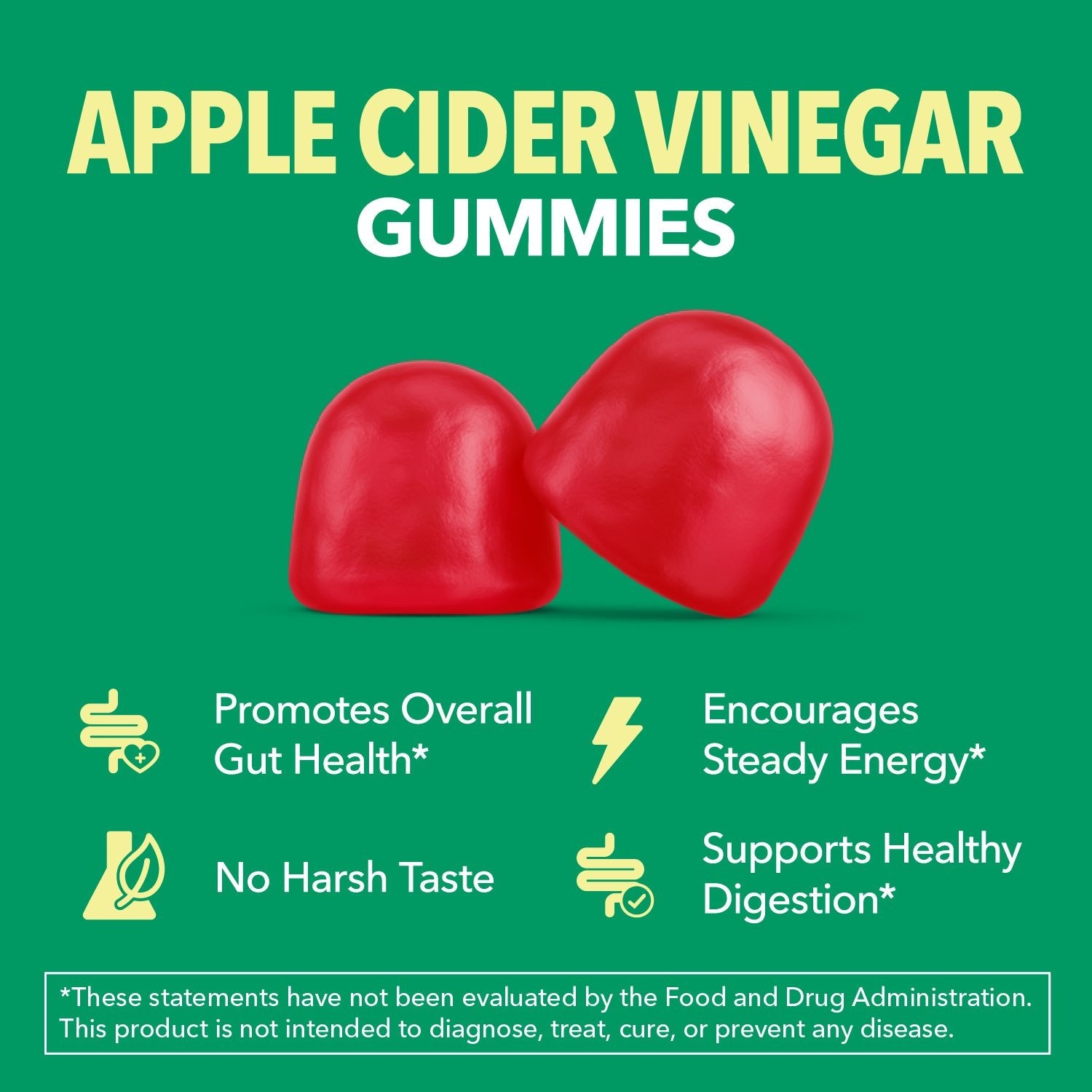 Apple Cider Vinegar Gummies, Apple - Havasu Nutrition