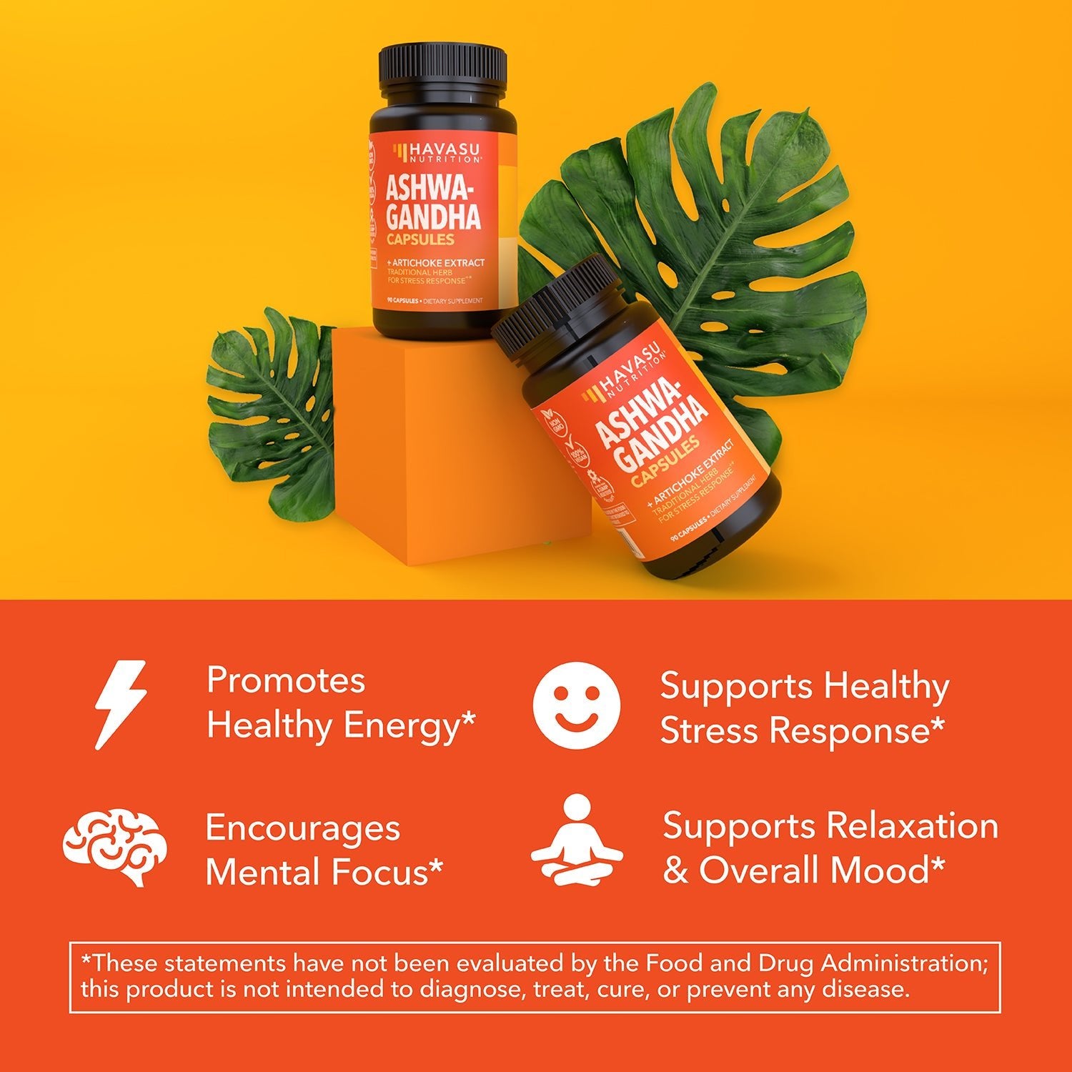 Ashwagandha Capsules, 90ct - Havasu Nutrition