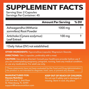 Ashwagandha Capsules, 90ct - Havasu Nutrition