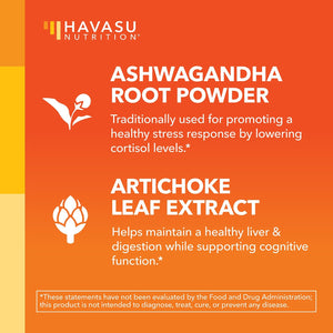 Ashwagandha Capsules, 90ct - Havasu Nutrition