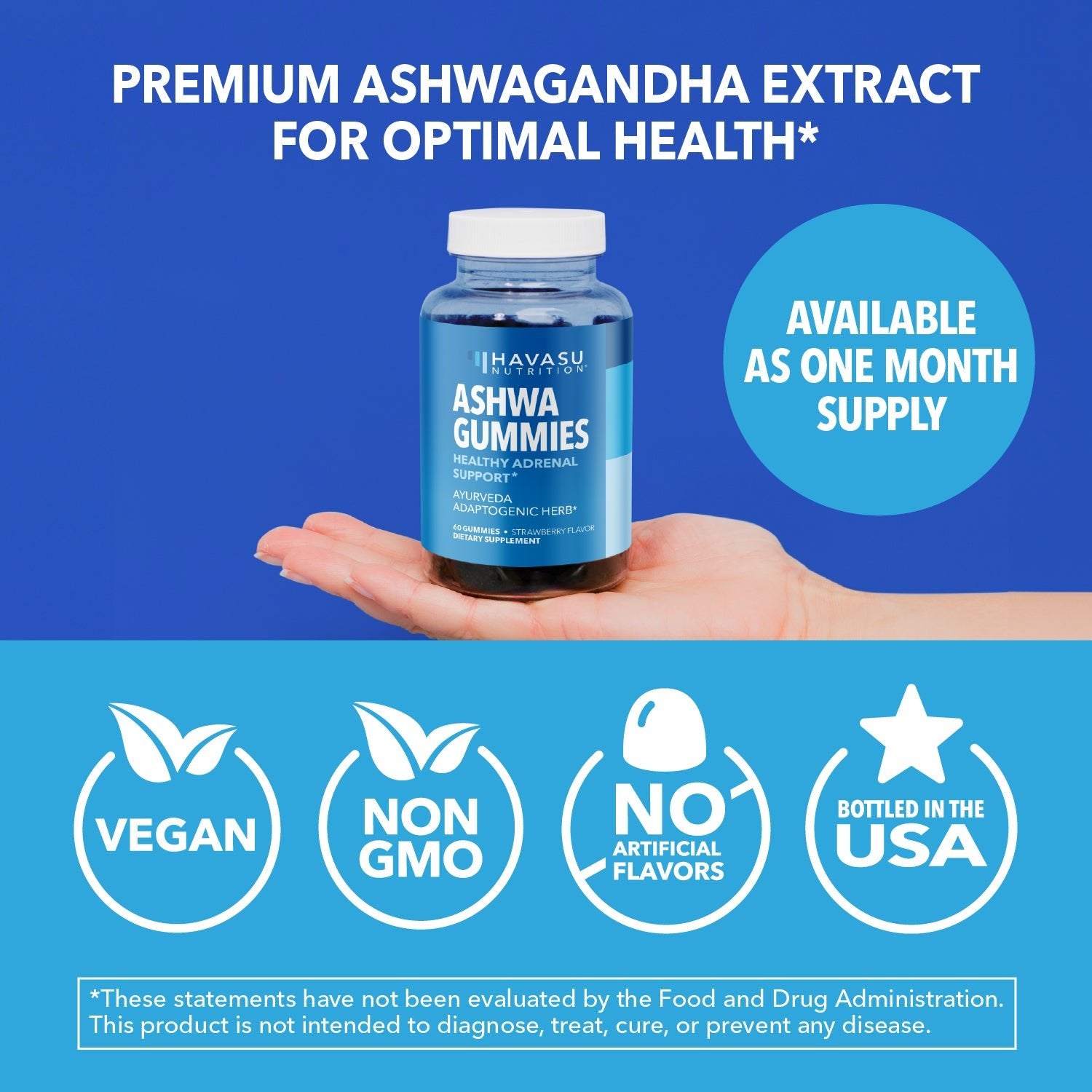 Ashwagandha Gummies, 60ct - Havasu Nutrition