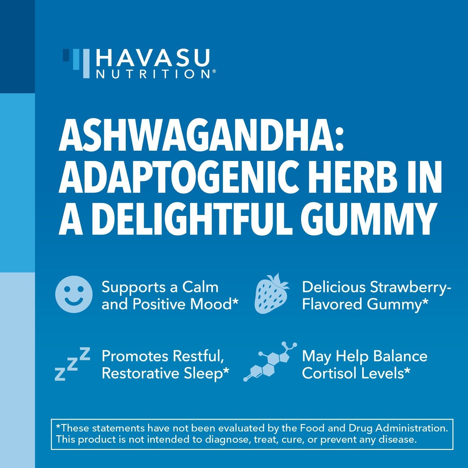 Ashwagandha Gummies, Strawberry - Havasu Nutrition