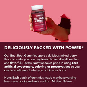 Beet Root Gummies, Mixed Berry - Havasu Nutrition