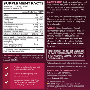 Beet Root Powder, Black Cherry - Havasu Nutrition