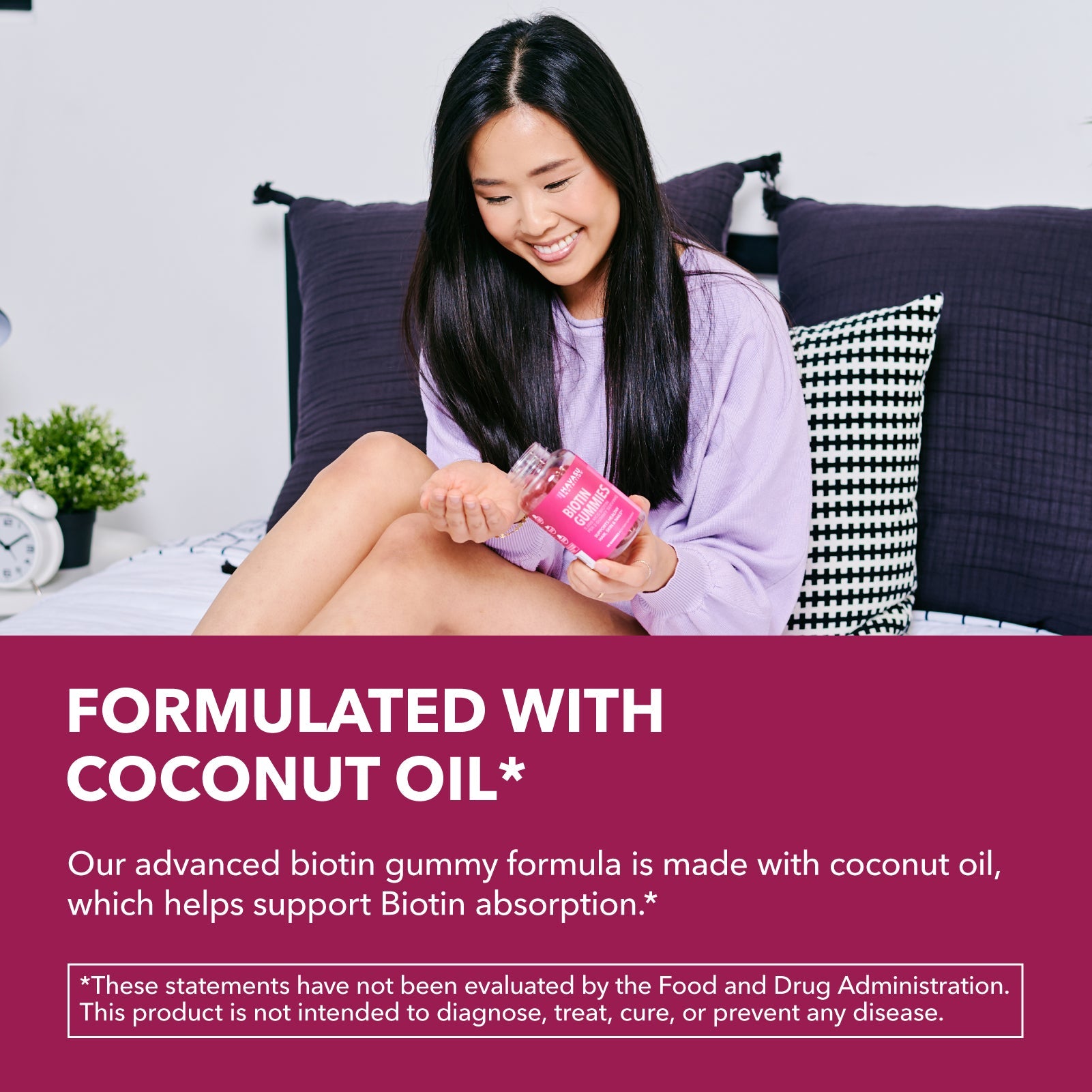 Biotin Gummies, Strawberry, 90ct - Havasu Nutrition