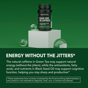 Black Seed Oil + Green Tea Liquid Capsules, 60ct - Havasu Nutrition