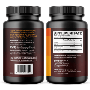 Black Seed Oil Liquid Capsules, 180ct - Havasu Nutrition