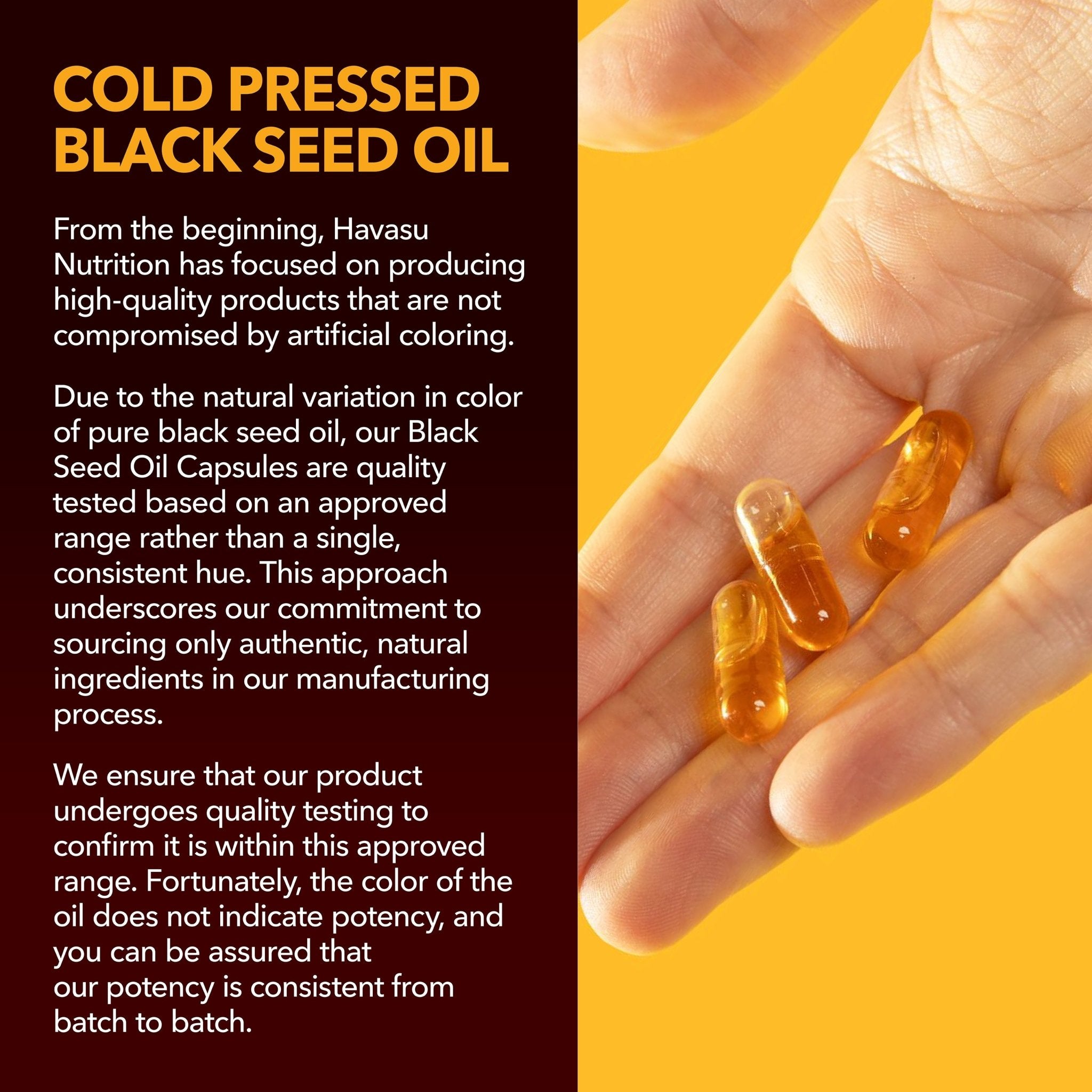 Black Seed Oil Liquid Capsules, 180ct - Havasu Nutrition
