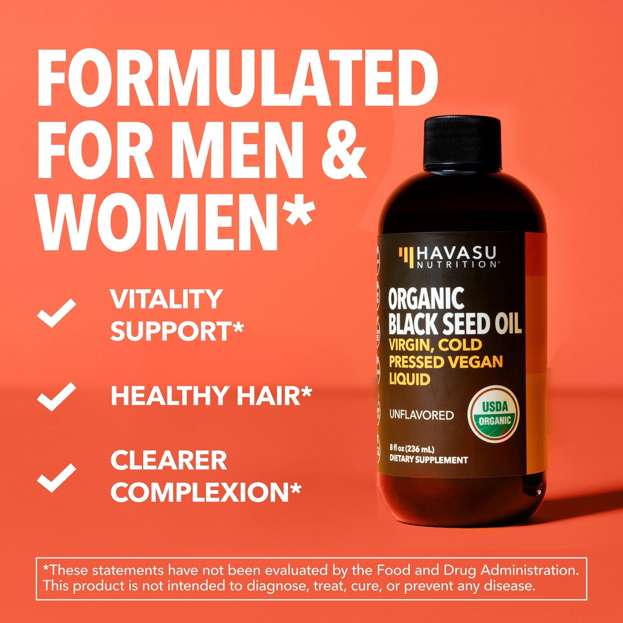 Black Seed Oil Liquid, Unflavored, 8 fl oz - Havasu Nutrition