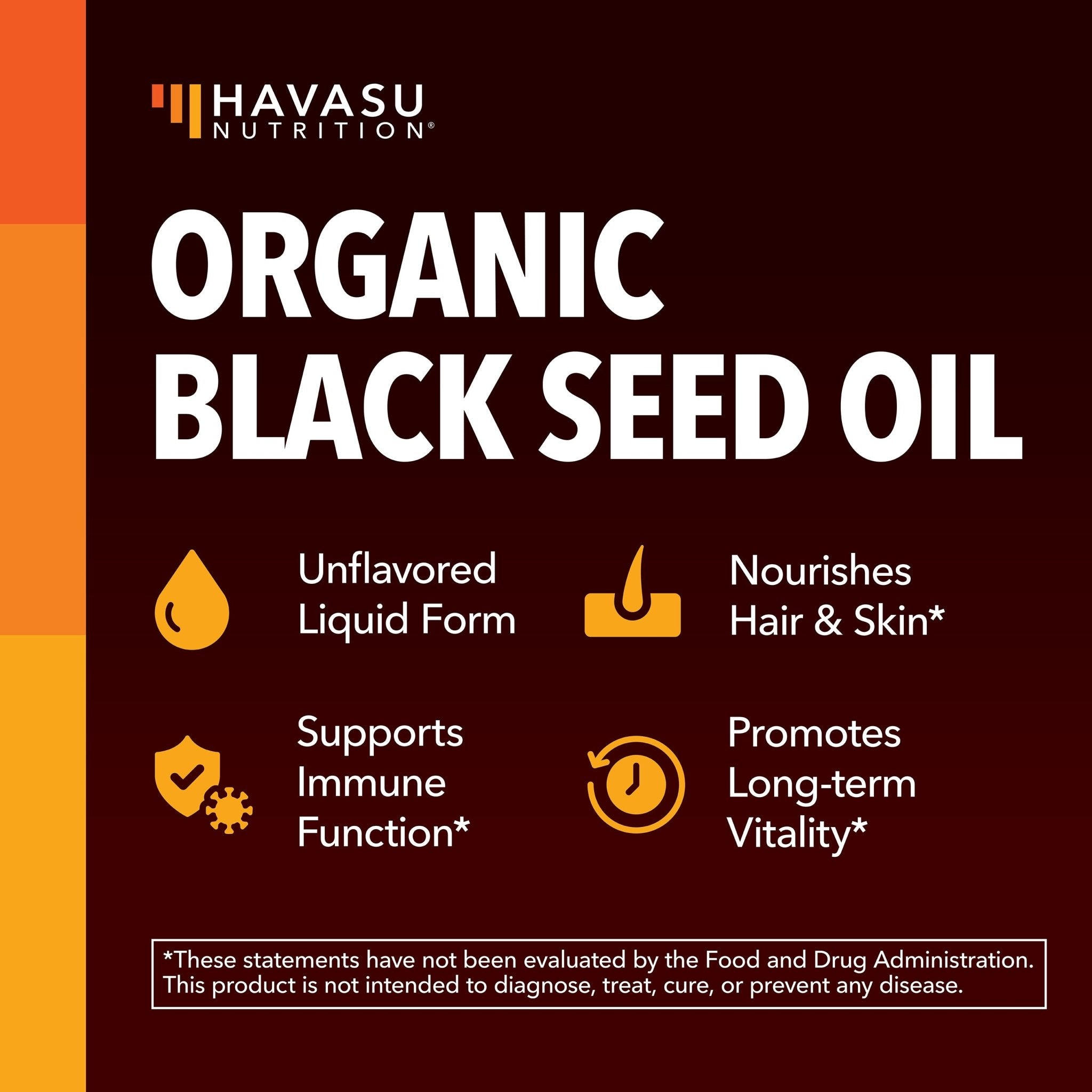 Black Seed Oil Liquid, Unflavored, 8 fl oz - Havasu Nutrition