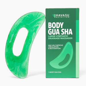 Body Gua Sha - Large Lymphatic Drainage Massager (Pack of 1) - Havasu Nutrition