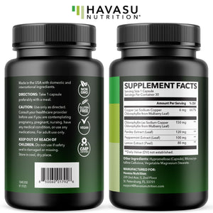Chlorophyll Capsules, 30ct - Havasu Nutrition