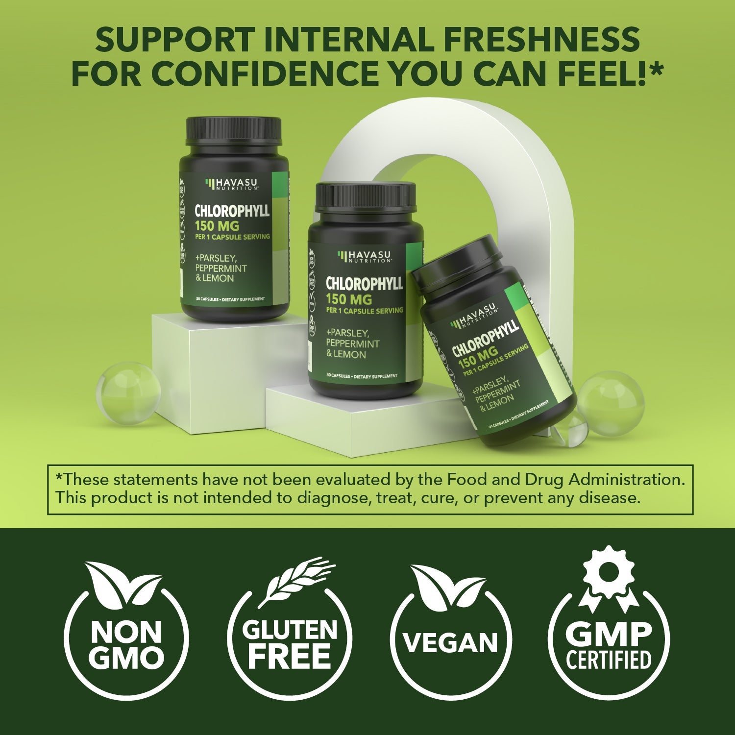 Chlorophyll Capsules, 30ct - Havasu Nutrition