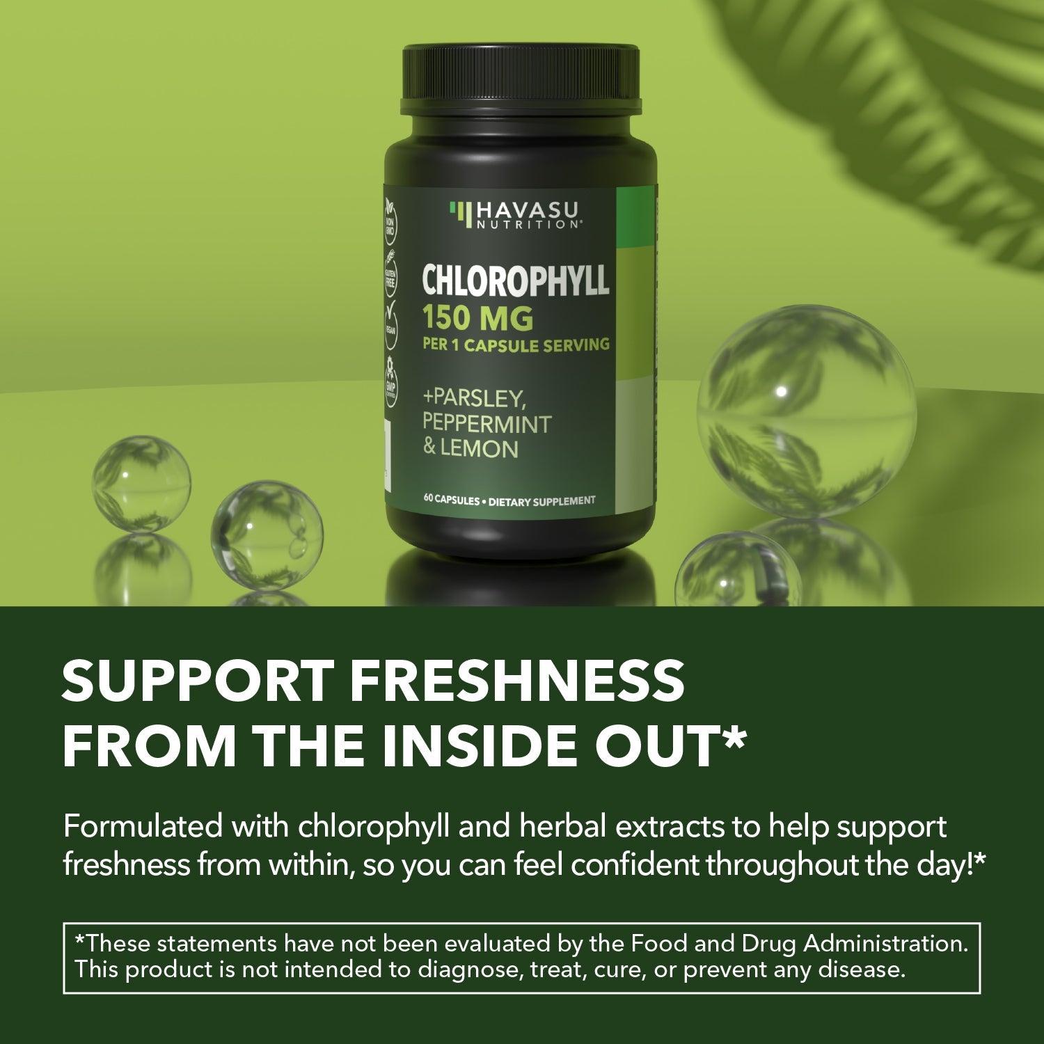 Chlorophyll Capsules, 60ct - Havasu Nutrition