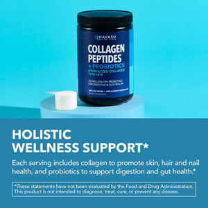 Collagen Peptide Powder + Probiotics, 210gm - Havasu Nutrition