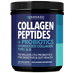 Collagen Powder + Probiotics, Unflavored - Havasu Nutrition