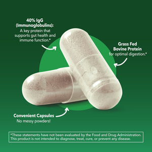 Colostrum Capsules, 40% IgG, 90 Count - Havasu Nutrition