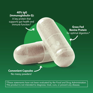 Colostrum Capsules,40% IgG, 60 count - Havasu Nutrition