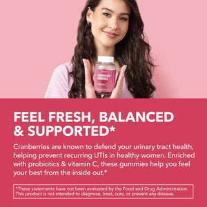 Cranberry Probiotic Gummies, Cran-Raspberry - Havasu Nutrition