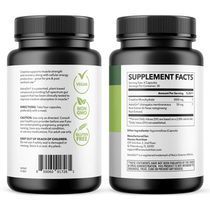 Creatine + AstraGin Capsules, 120ct - Havasu Nutrition