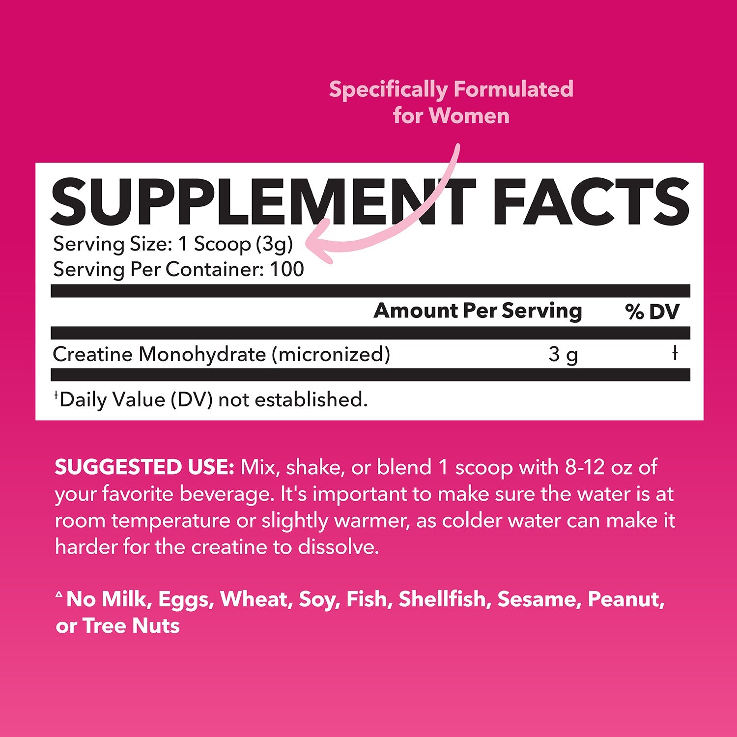 Creatine for Women Powder - Havasu Nutrition