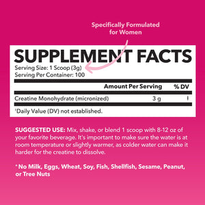 Creatine for Women Powder - Havasu Nutrition