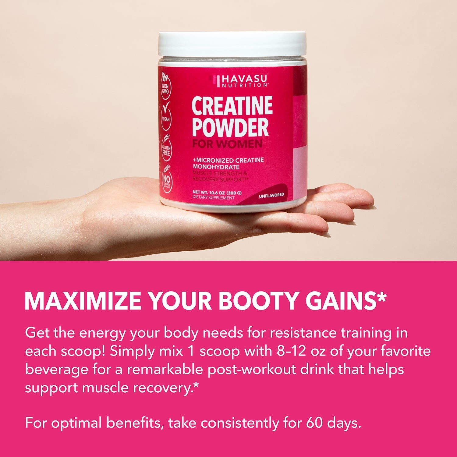 Creatine for Women Powder - Havasu Nutrition