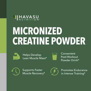 Creatine Powder, 5g / serving - Havasu Nutrition