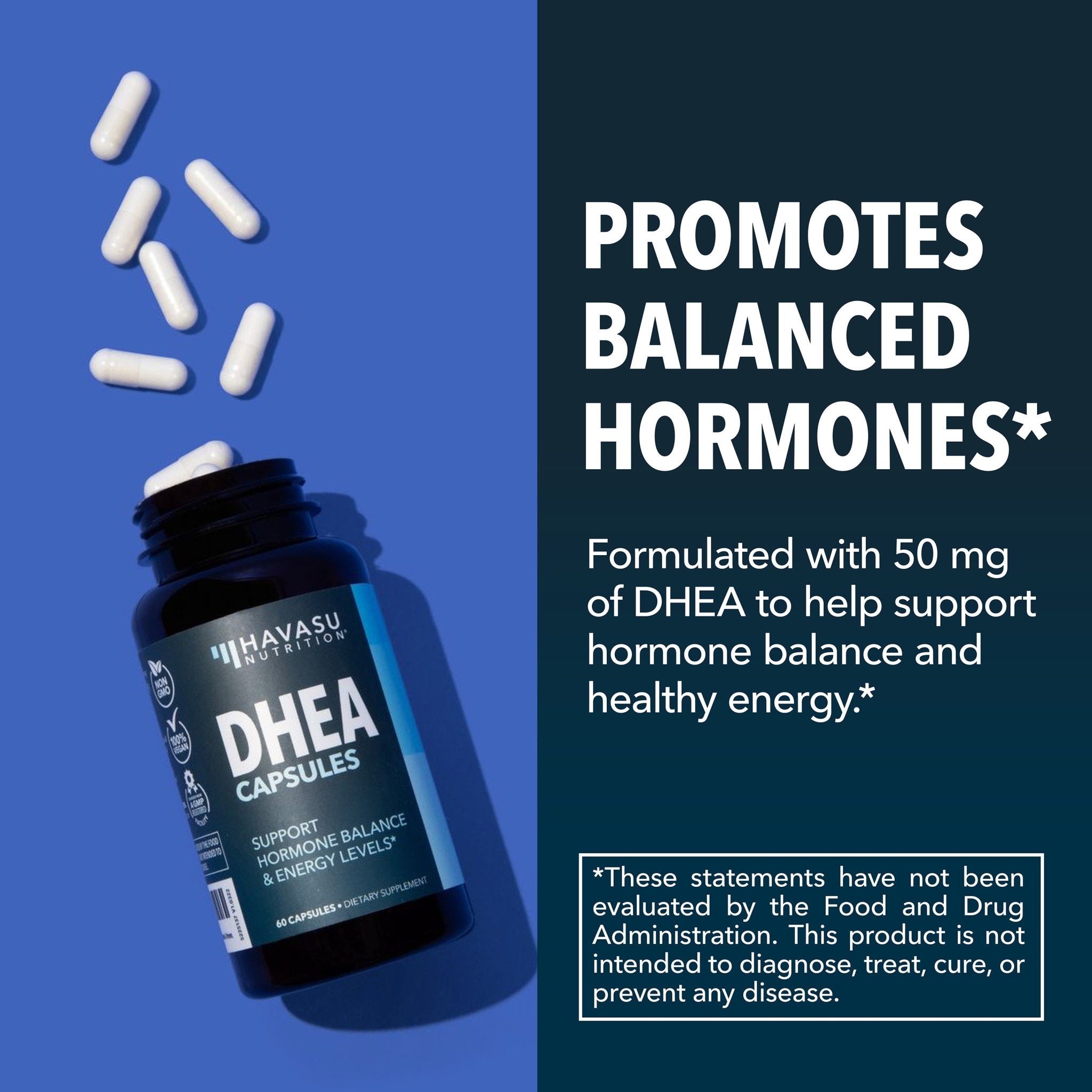 DHEA Capsules, 60ct - Havasu Nutrition