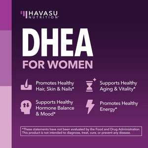 DHEA Capsules for Women, 60ct - Havasu Nutrition