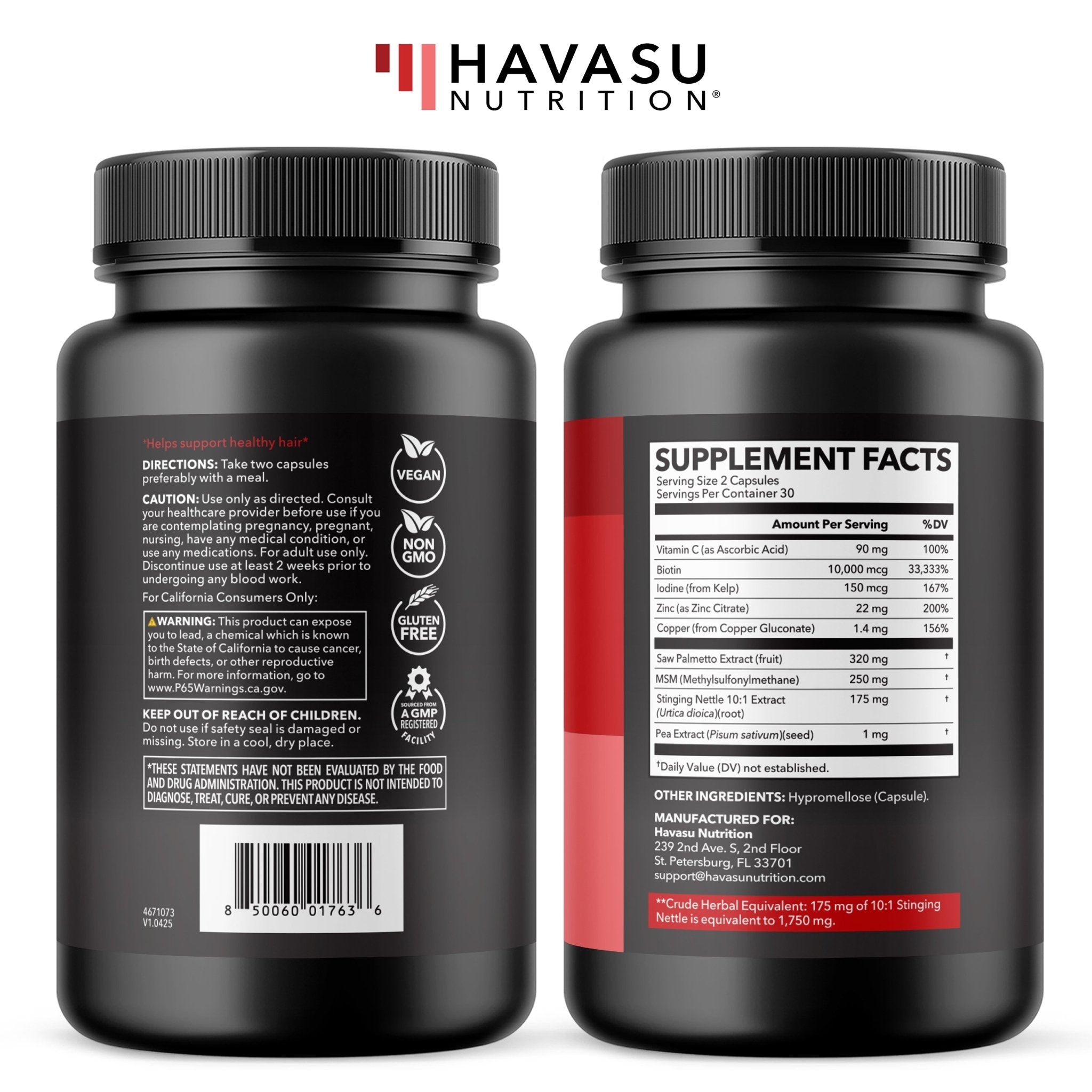 DHT Blocker for Men, 60ct - Havasu Nutrition