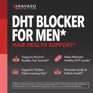 DHT Blocker for Men, 60ct - Havasu Nutrition