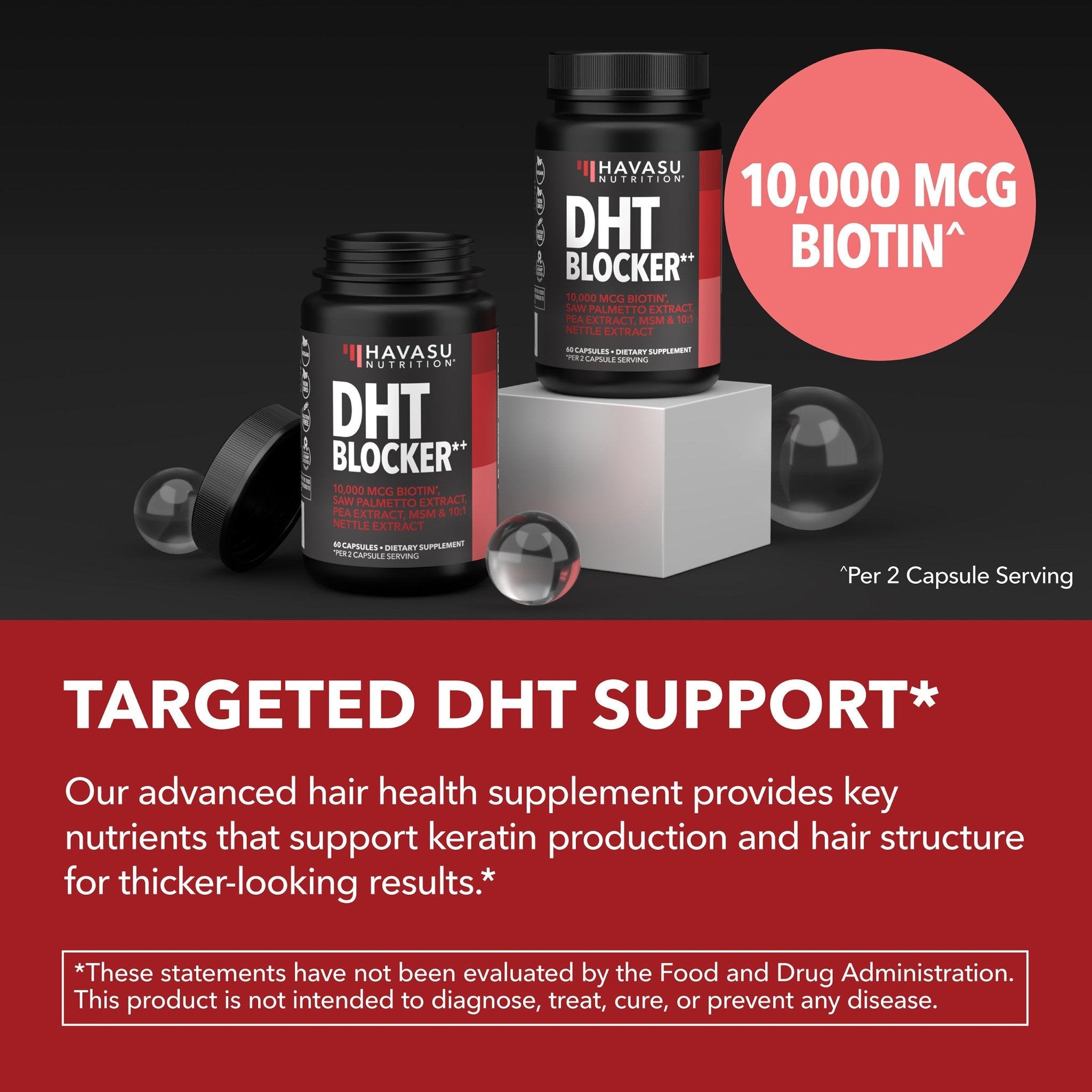 DHT Blocker for Men, 60ct - Havasu Nutrition