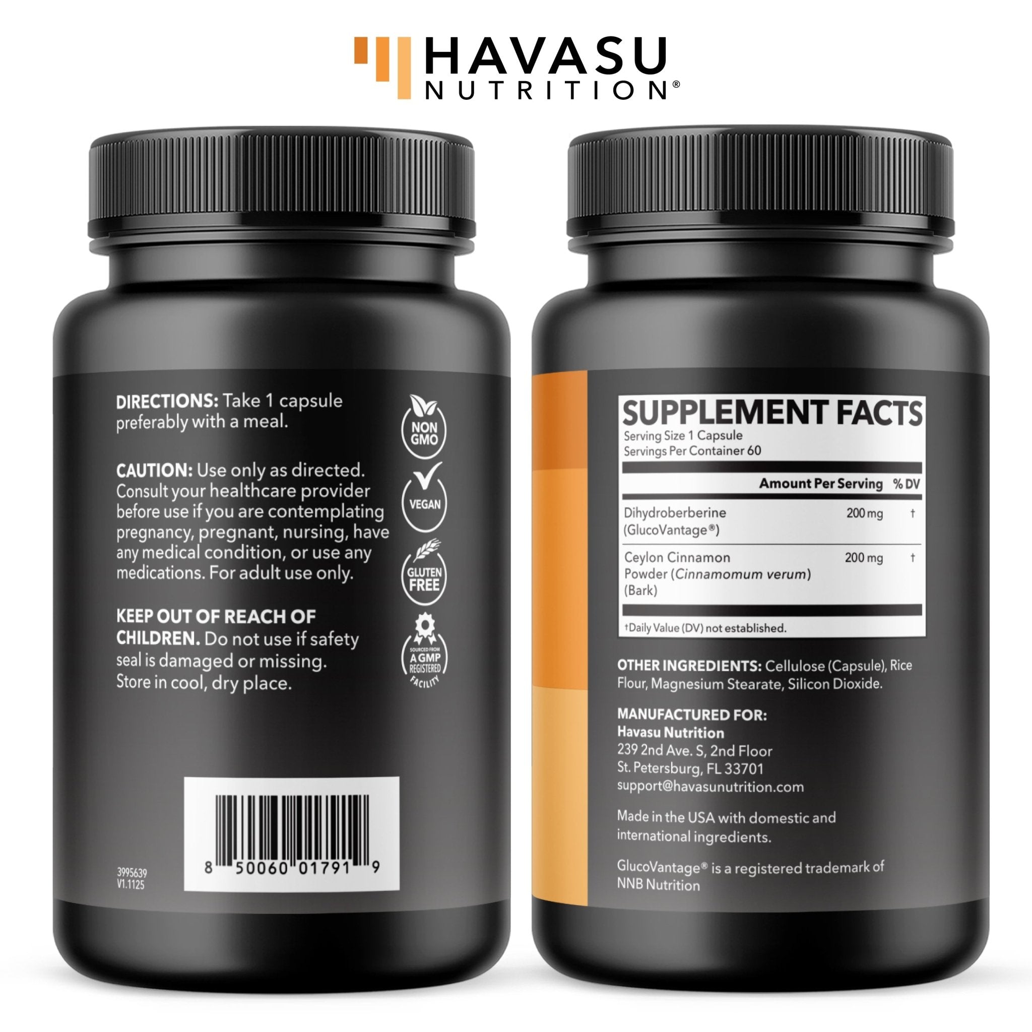 Dihydroberberine Capsules, 60ct - Havasu Nutrition