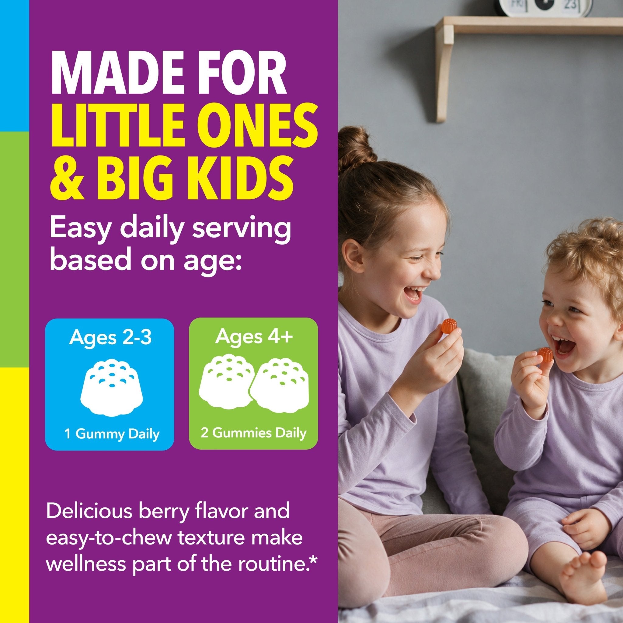 Elderberry Gummies for Kids, Berry - Havasu Nutrition