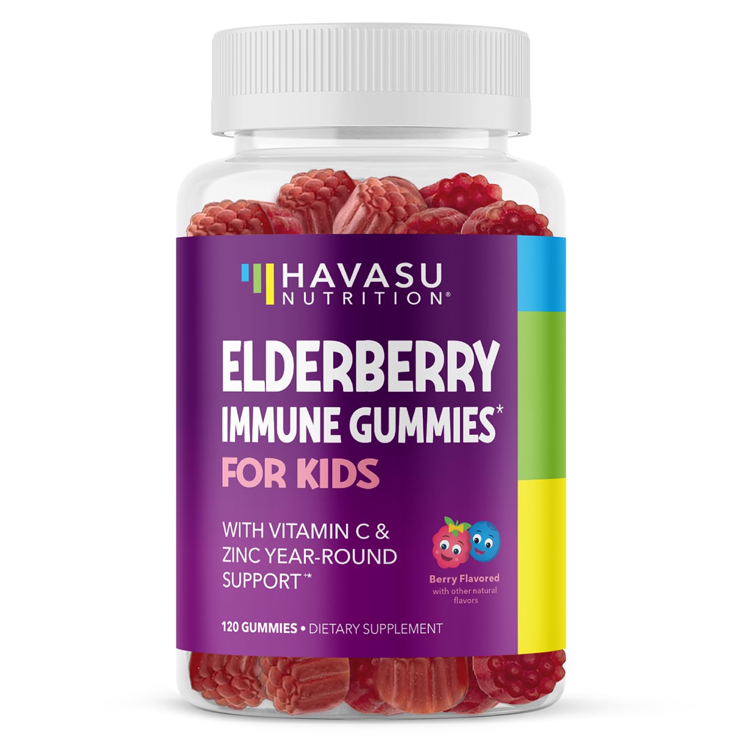 Elderberry Gummies for Kids, Elderberry Flavor - Havasu Nutrition