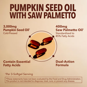 Pumpkin Seed Oil with Saw Palmetto Softgels