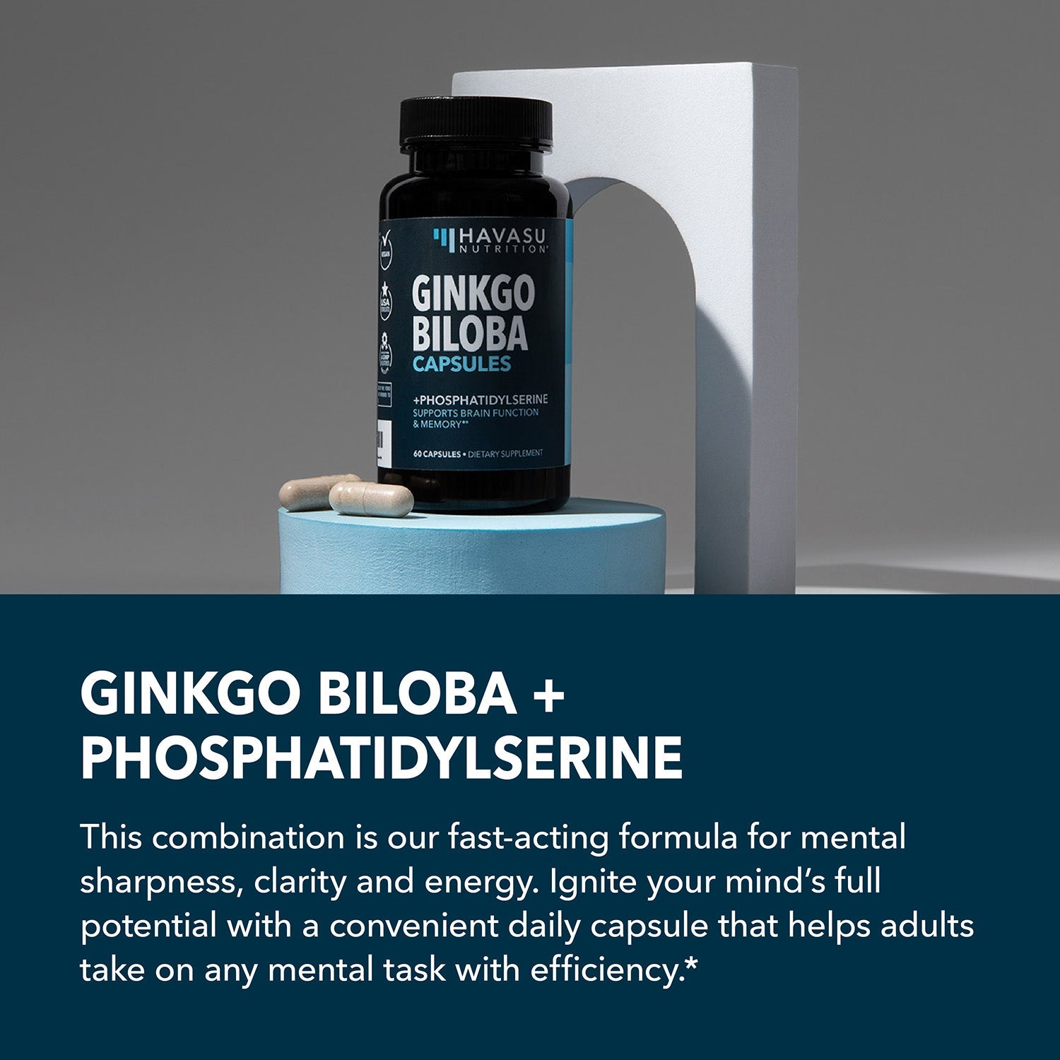 Ginkgo Biloba Capsules - Havasu Nutrition